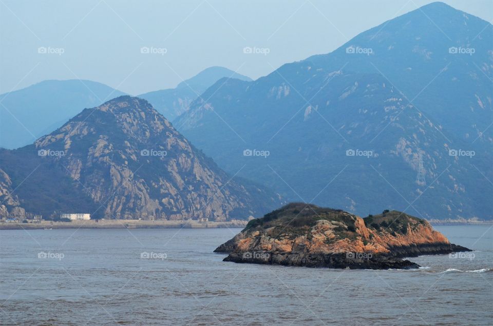 Chinese coast near Ningbo