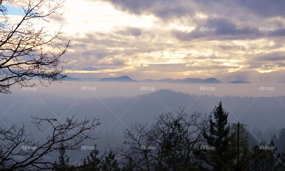 foggy mountains