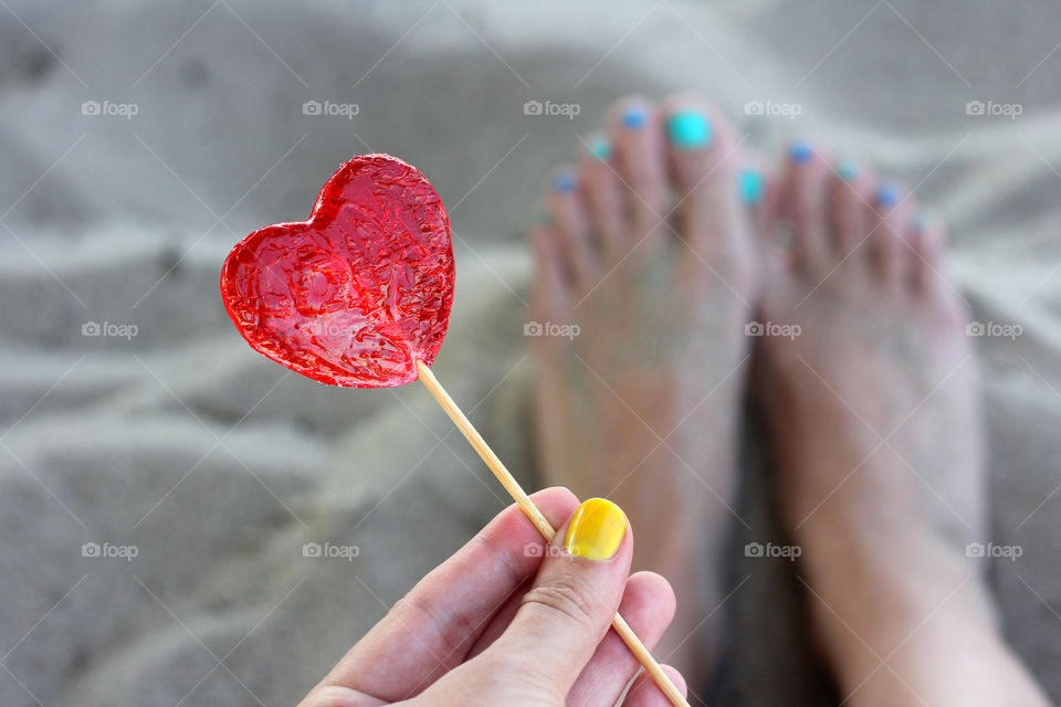 Sweet love lollipop