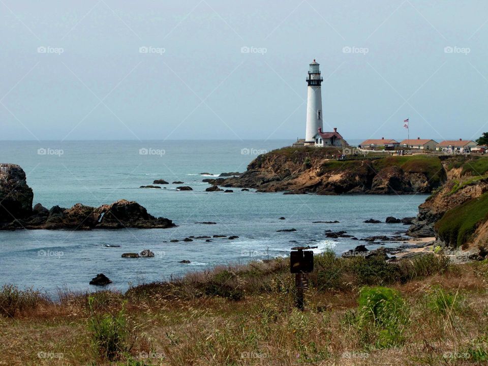 Lighthouse on a clear day
