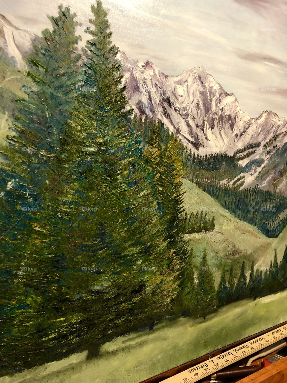 Details in progress. Oilpainting by J.G