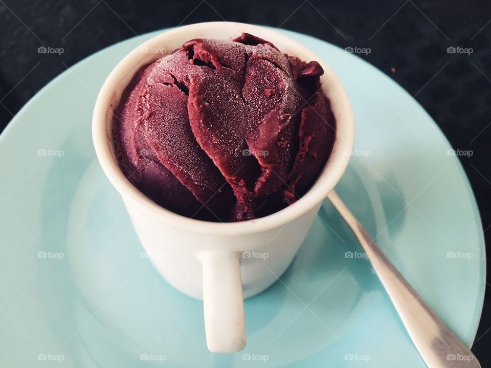 Açaí ice cream