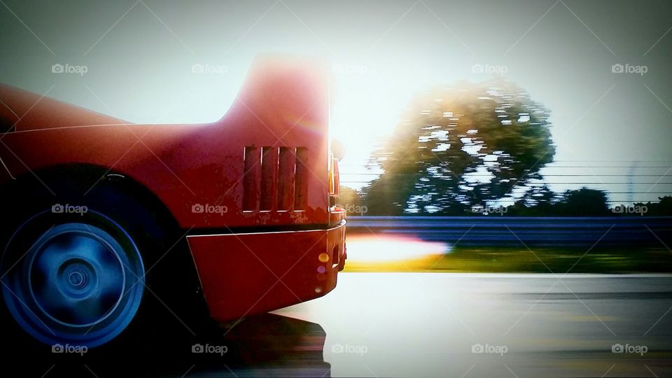 Ferrari F40 Fireball. Captured during Forza 5 gameplay