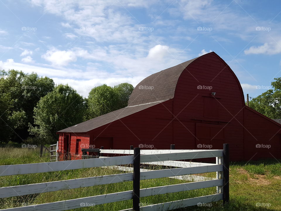 red barn