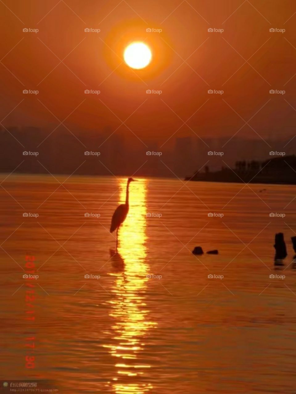 Sunset, Dawn, Sun, Water, Evening