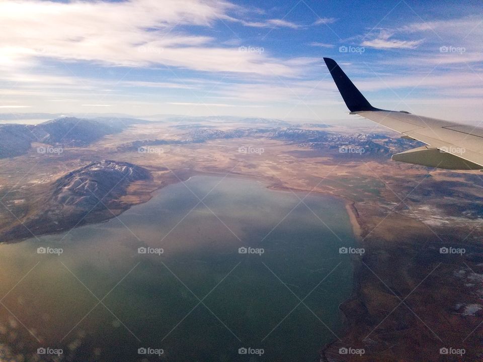 Airplane over Utah