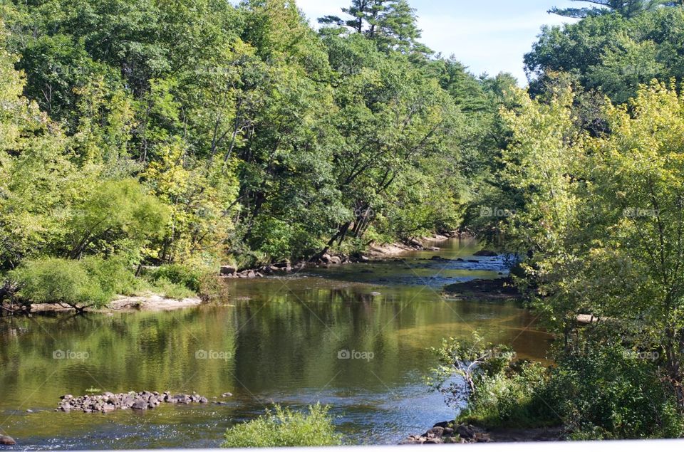 River . River in maine while visiting 