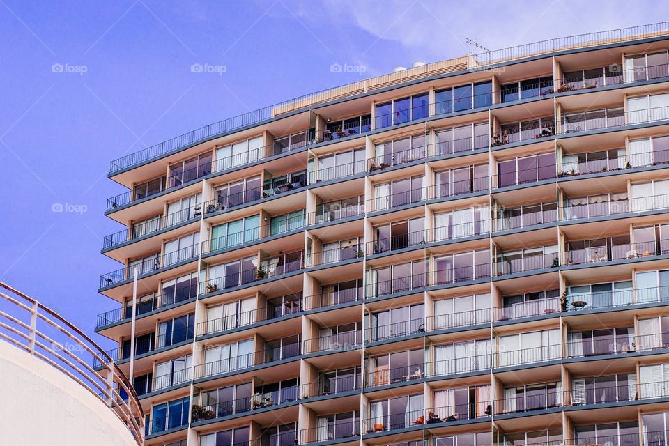 Modern retro building 