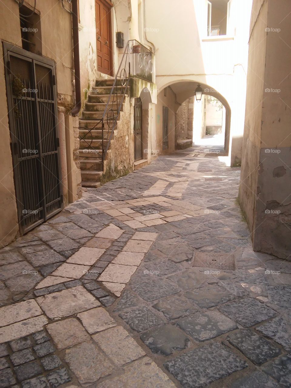 Alley in the medieval quarter
