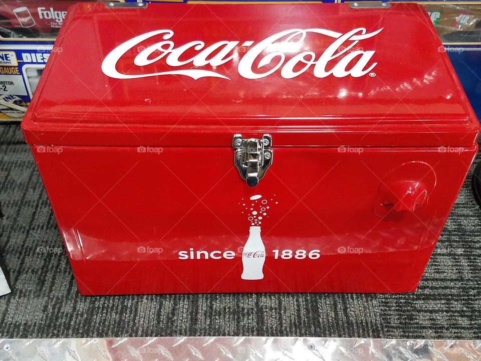 Vintage Coke Ice Cooler