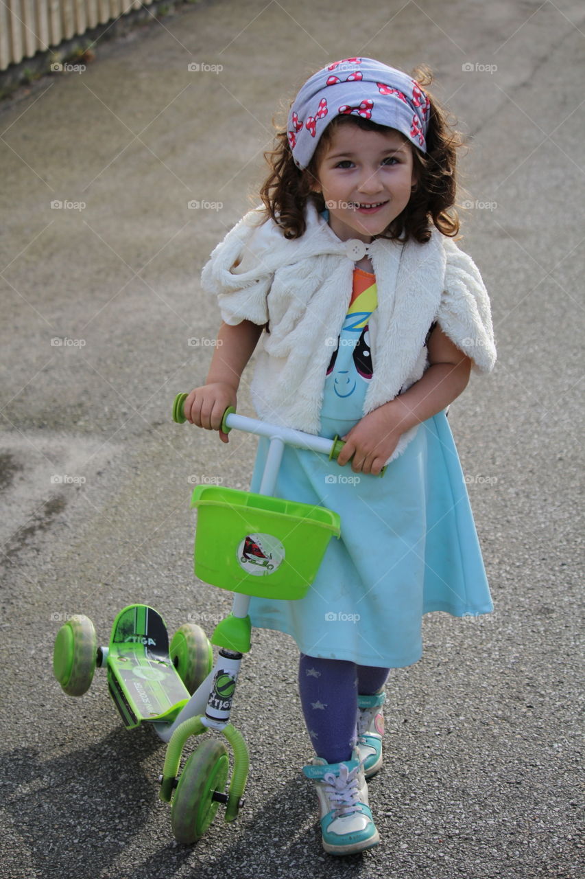 Portrait of a smiling girl