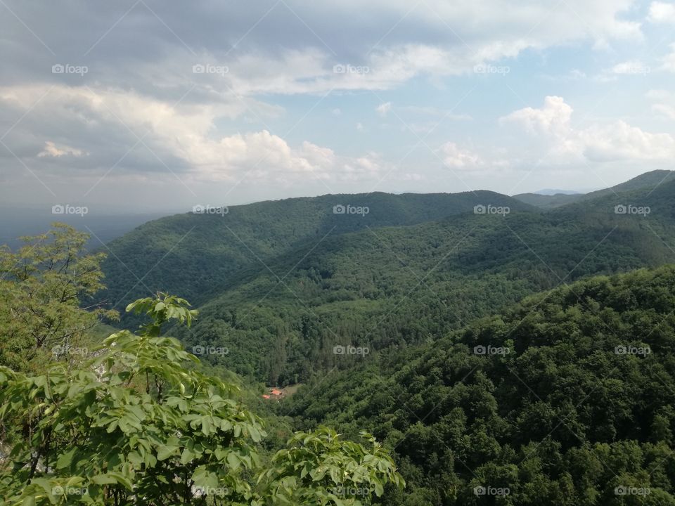 Mountain Jelica Cacak Serbia green gorge