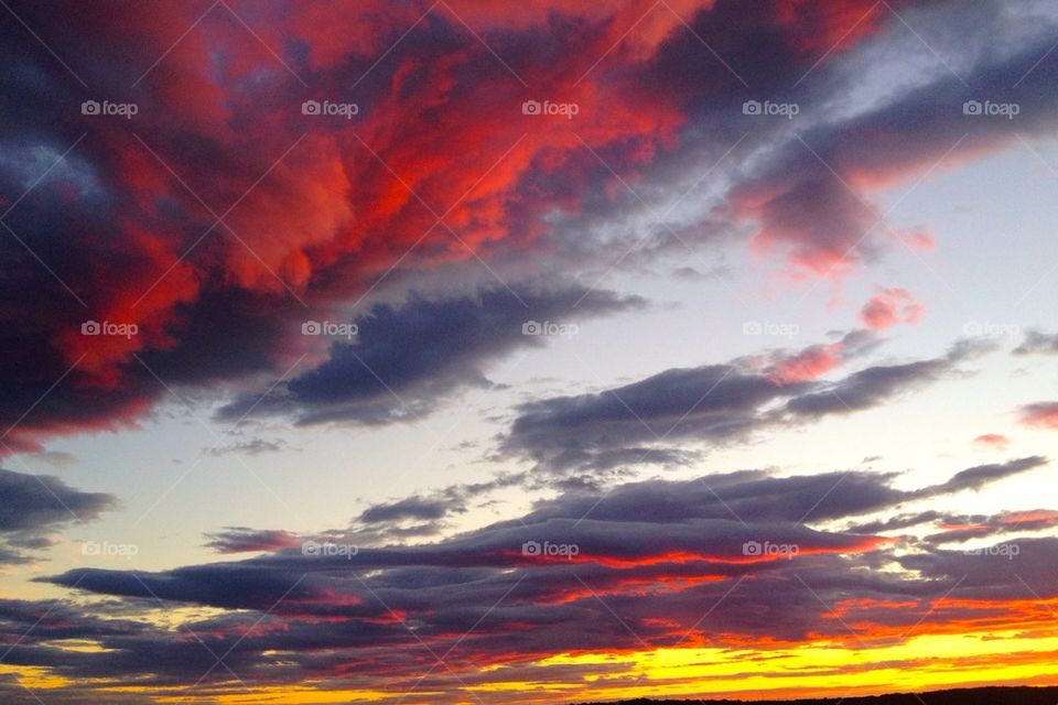 Low angle view of dramatic sky