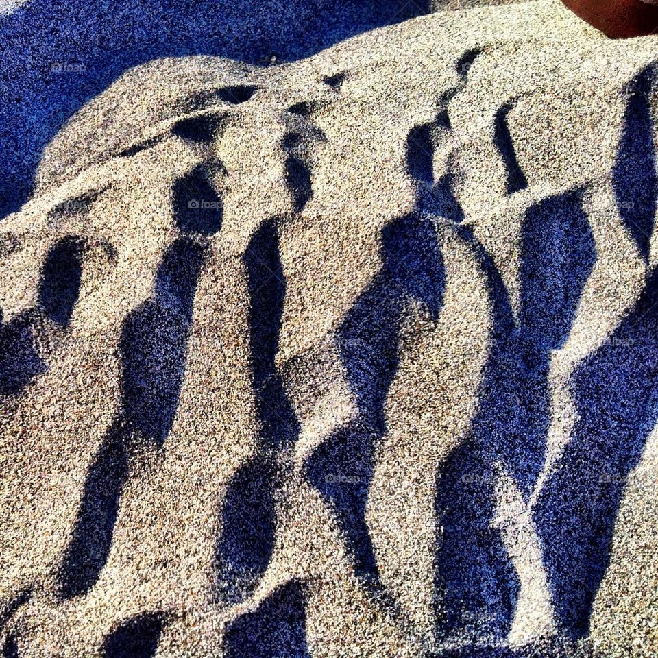 beach pattern shadow sand by rebelf