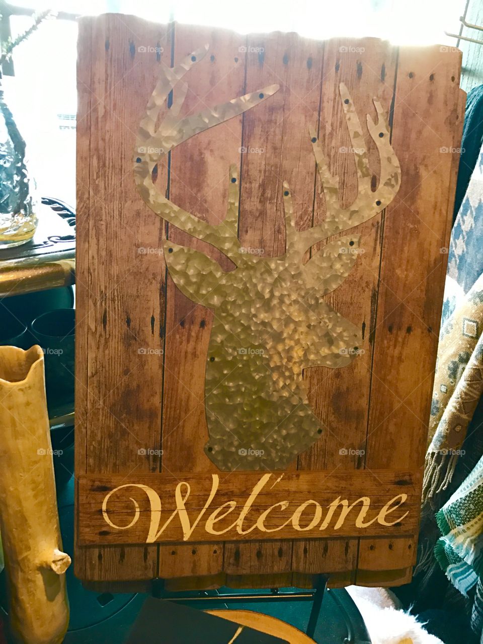 Deer Wooden Plaque