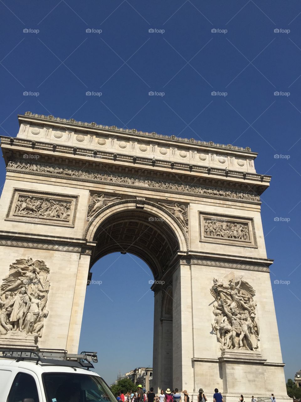 Arc de Triomphe . Arc de Triomphe in Paris 