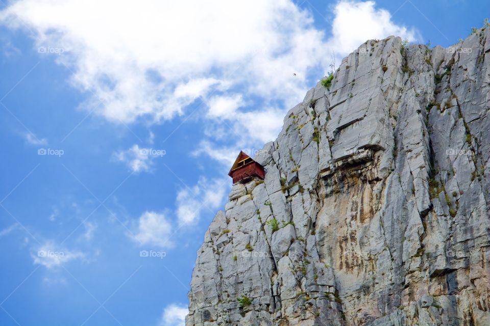 House in the cliffs 