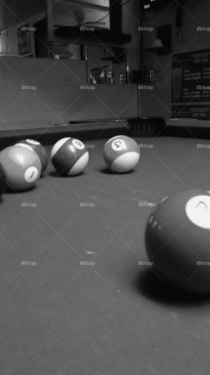 Billiards in Black and White