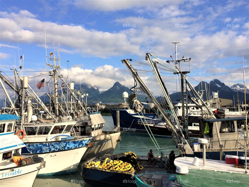 Getting ready for the start of fishing season in Alaska