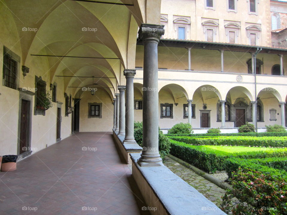 Architecture, No Person, Building, Courtyard, Arch