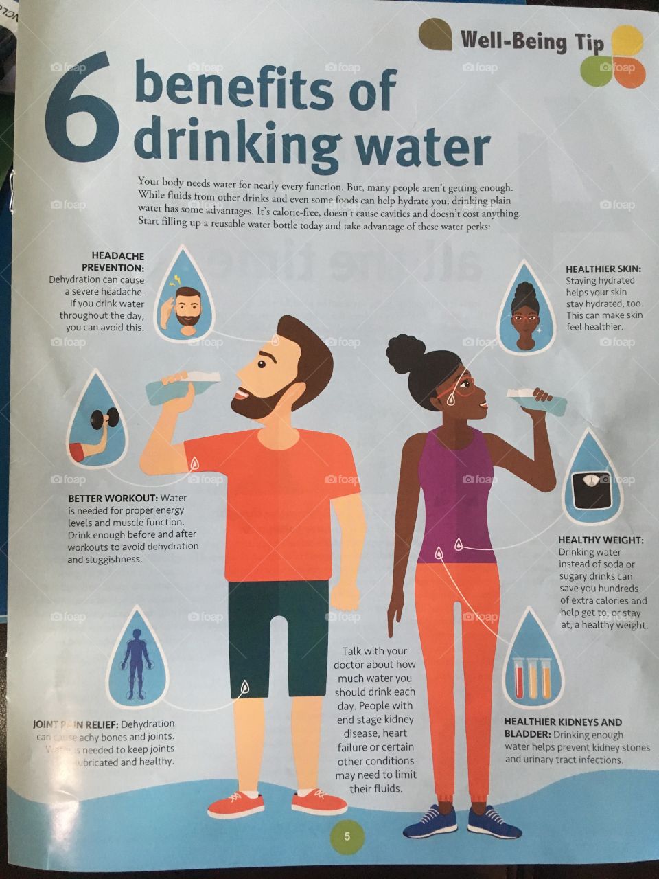 drinking water 