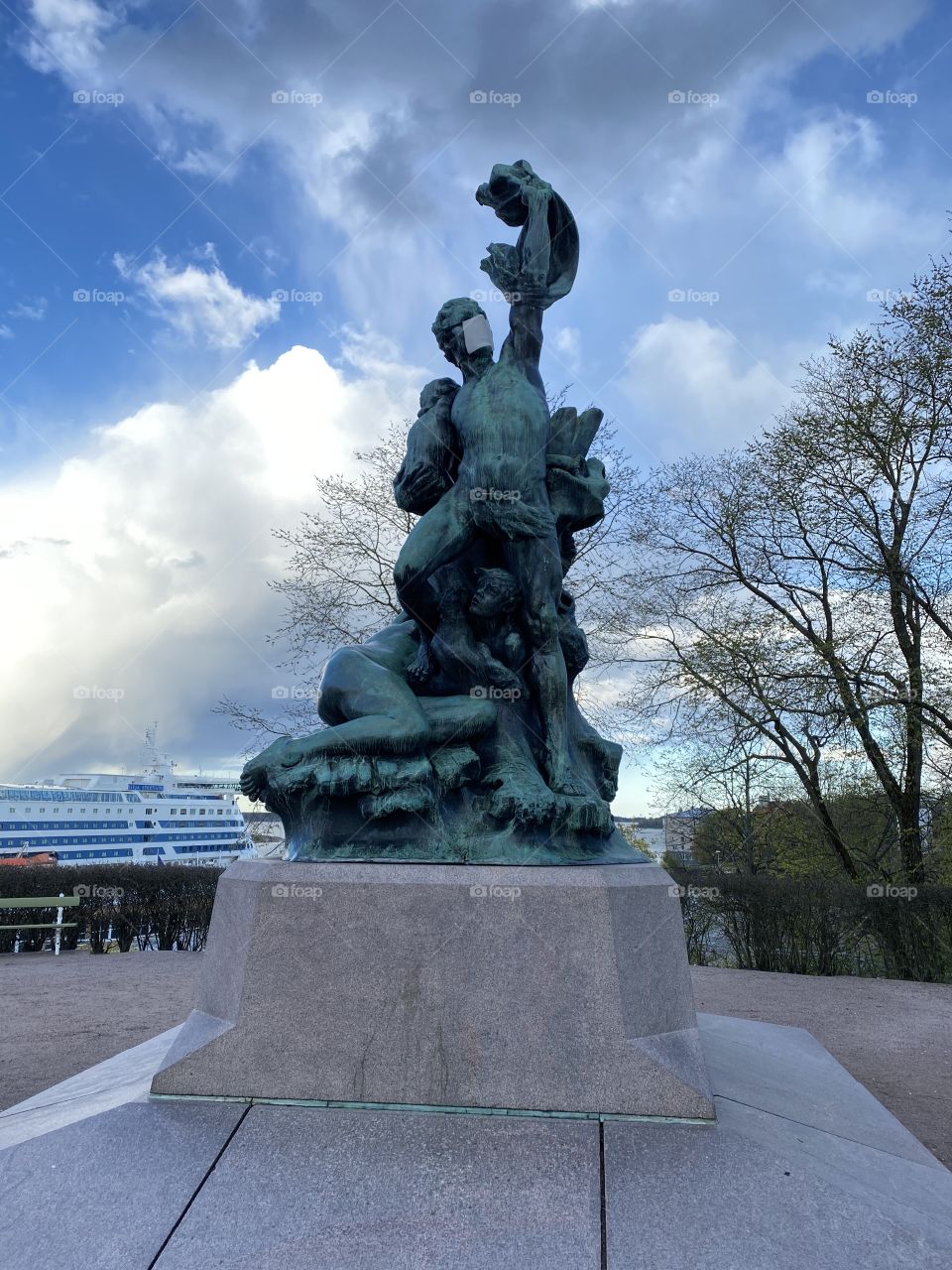 Monument in Helsinki 