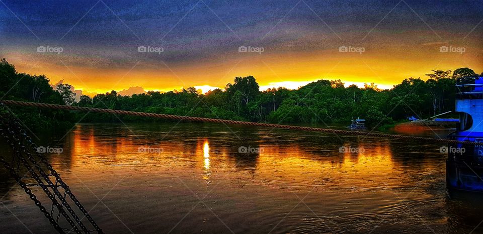 River Sunset