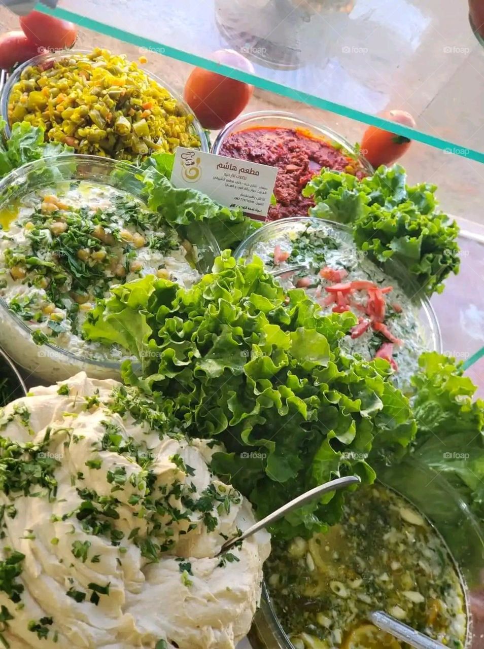 Glory be to God, the magnificent and picturesque view and the natural green trees are a view that is nothing more wonderful than it