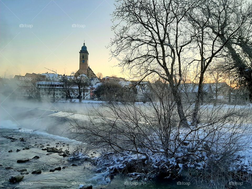 Nürtingen im Winter