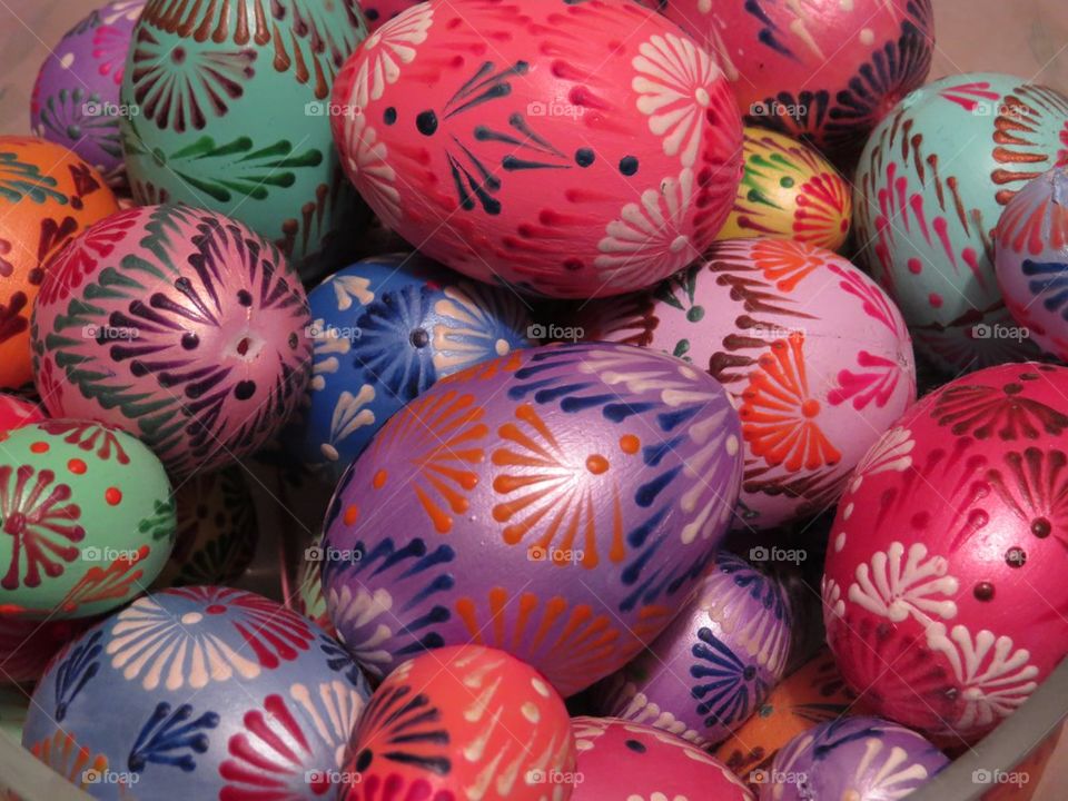 Painted eggs