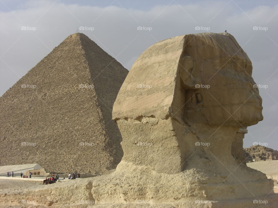 pyramid & Great Sphinx of Gaiza