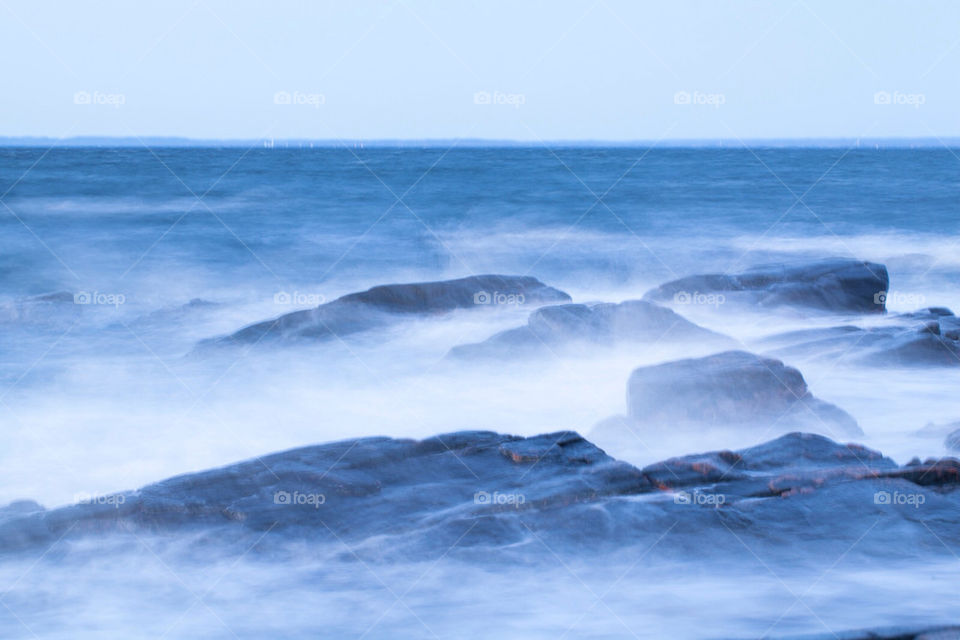 ocean blue stones rocks by jensryden