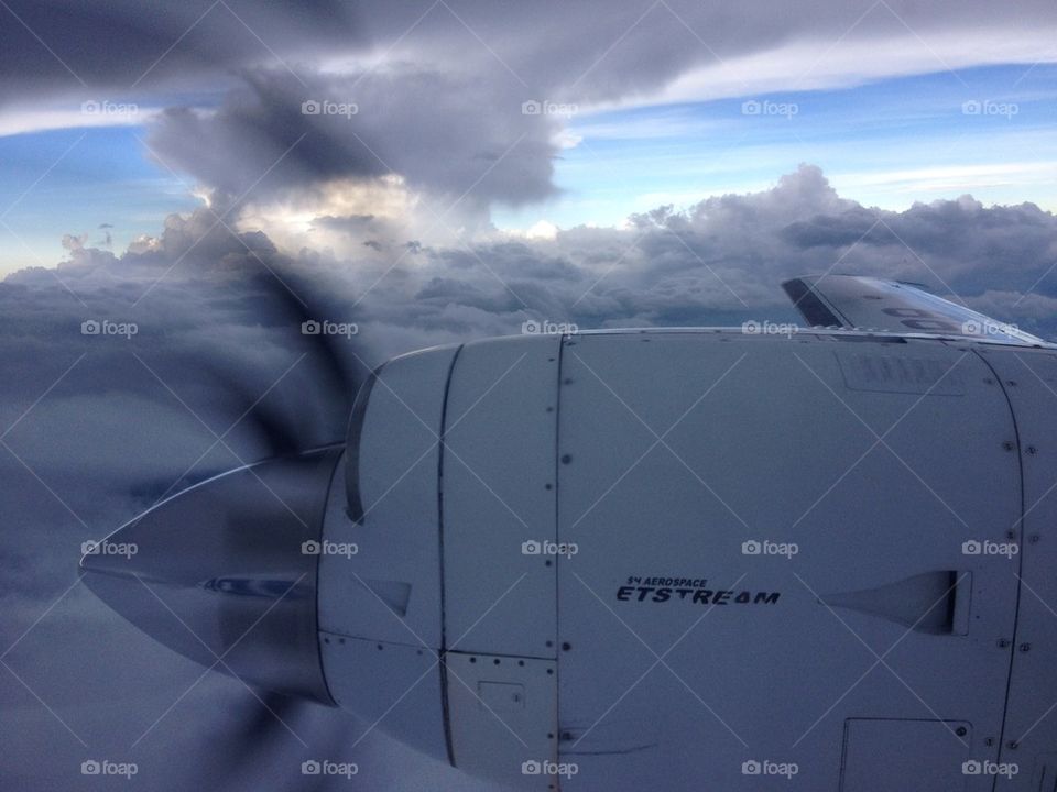 sky clouds flying air by jfarango