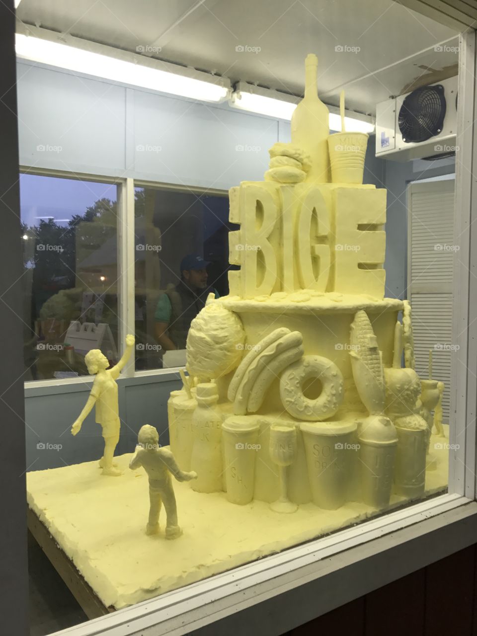 Big E Butter Sculpture