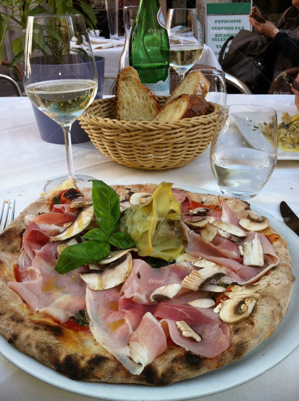 Lunch at my favourite pizzeria in Vicenza