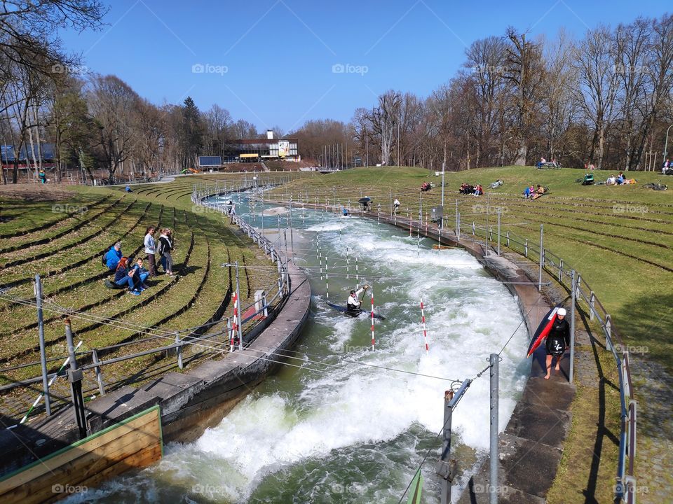 Eiskanal Augsburg - kayak Olympia track