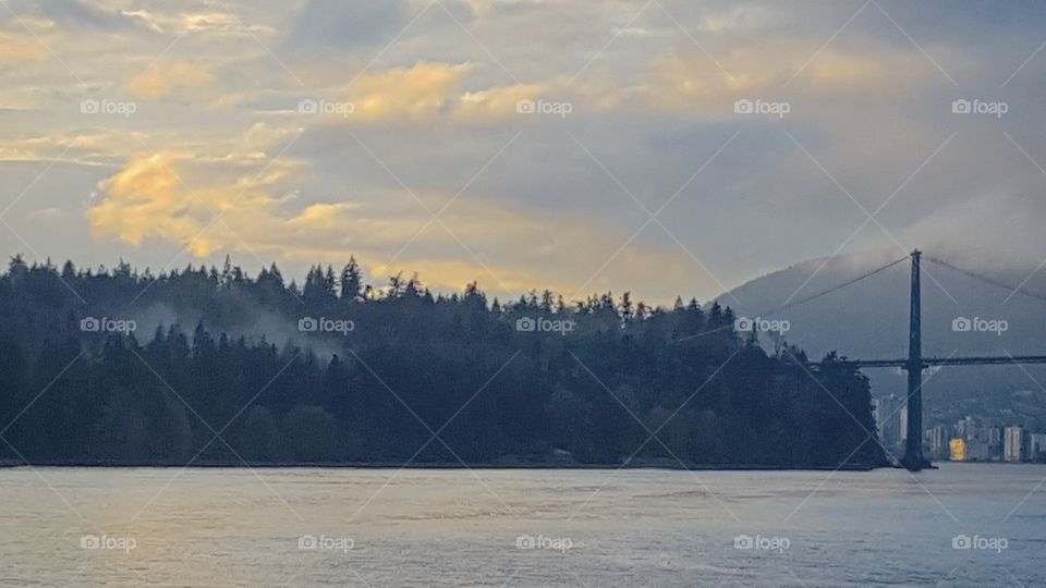 Water, Snow, No Person, Fog, Lake