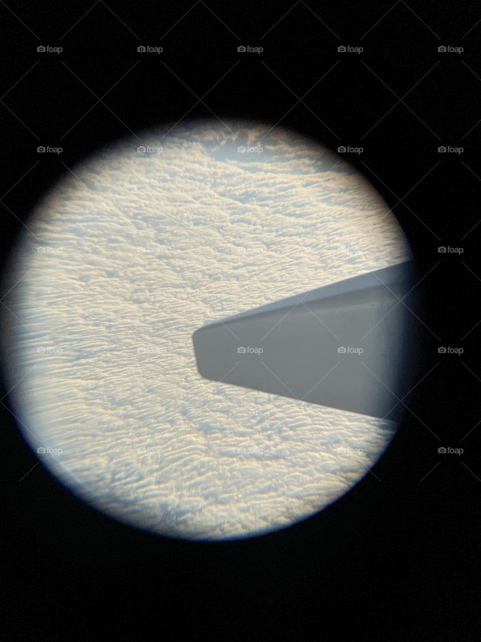 A fluffy blanket - The view from my airplane window