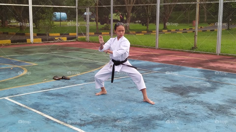 shotokan karate girl