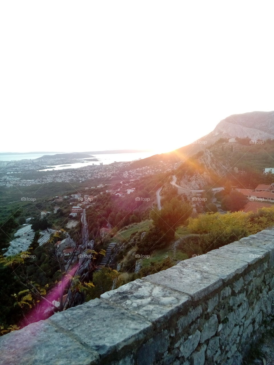 View from the fortress of Klis.