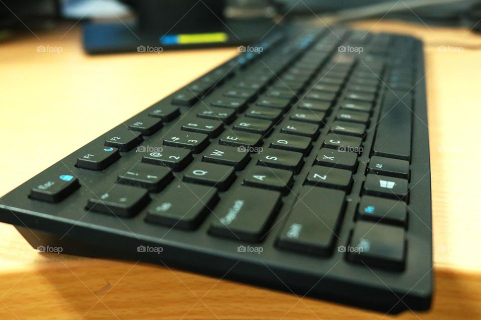 Photo of a keypad on a keyboard on a PC