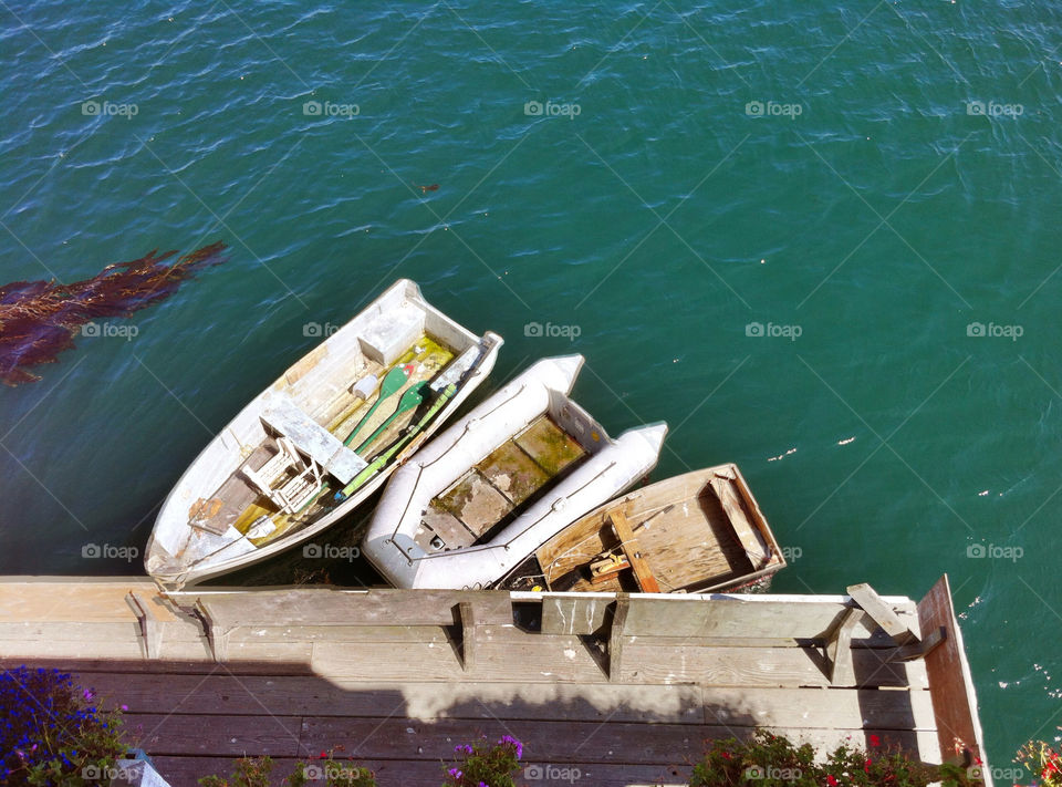 beach ocean boats water by gene916