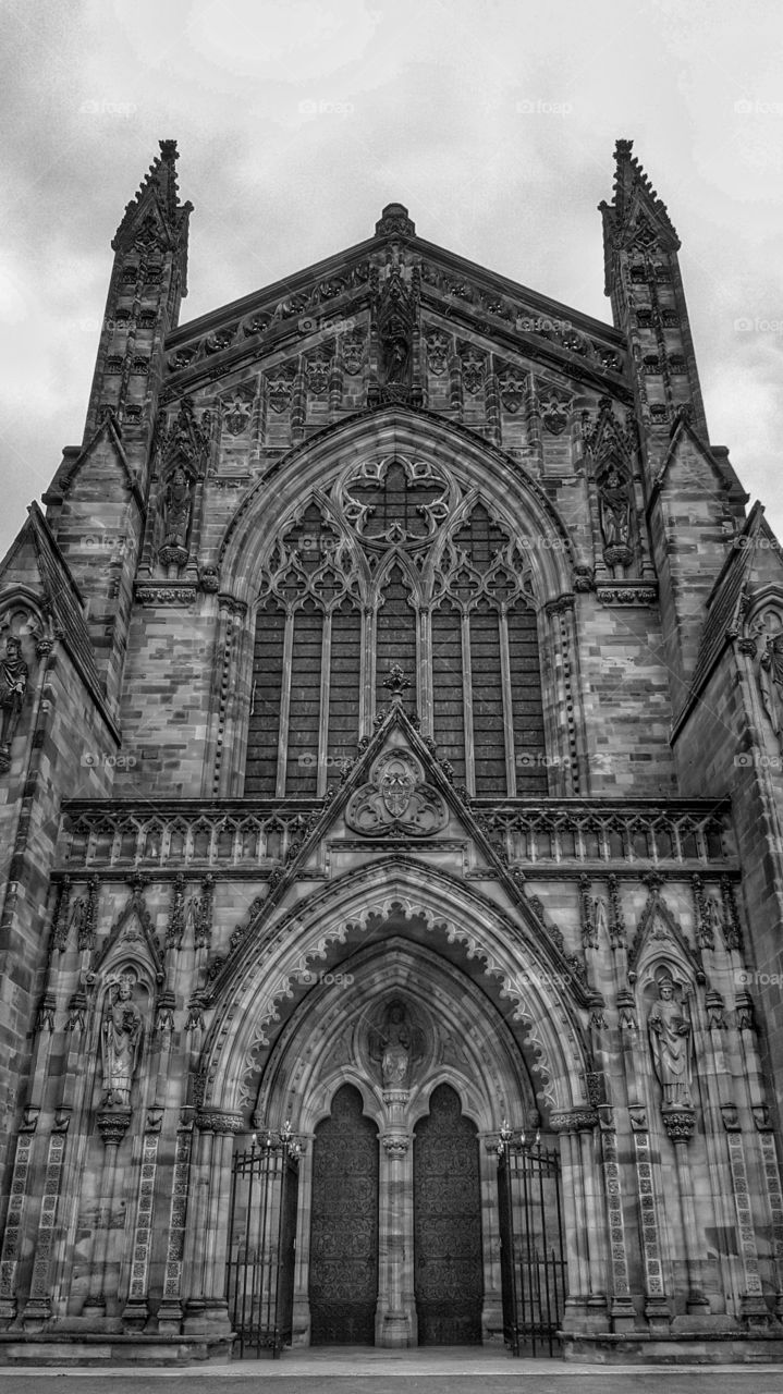 majestic Hereford cathedral