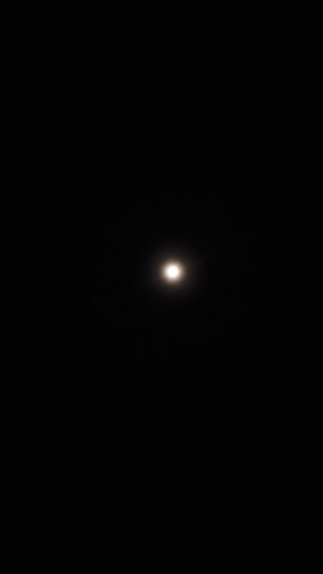 The moon on the last nite in September 2017