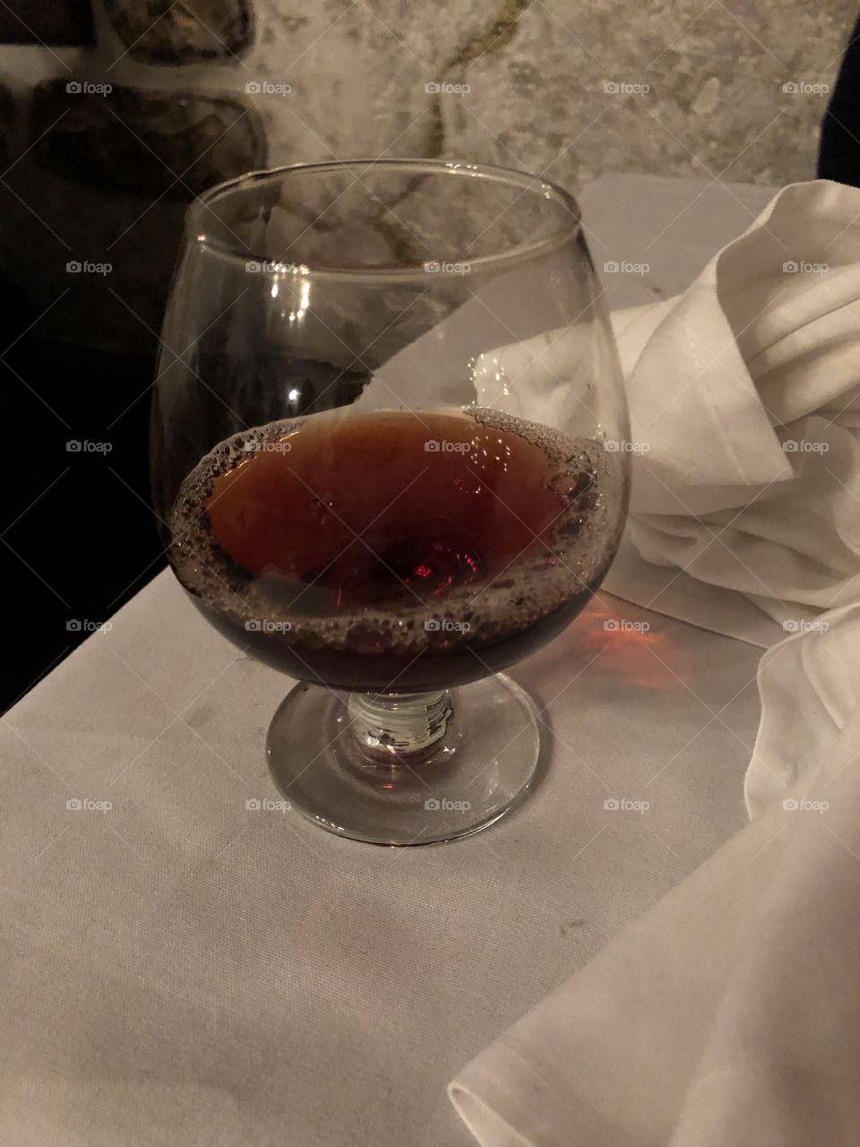 Glass of Port wine