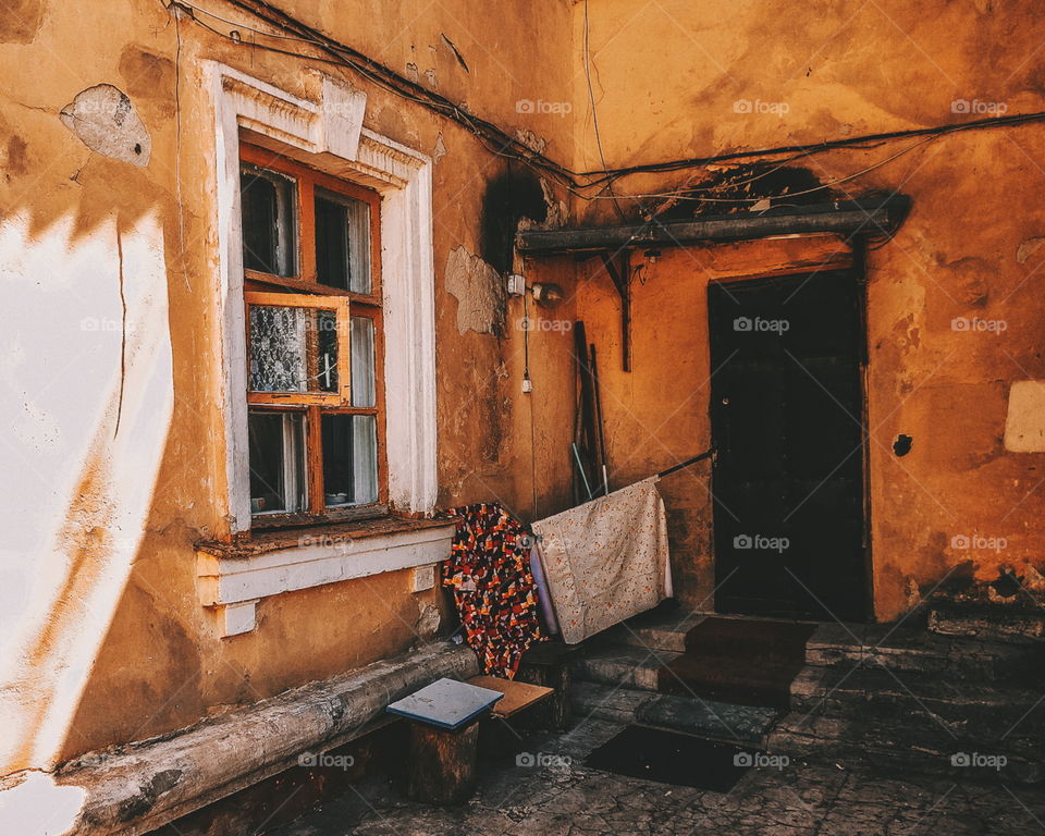 old courtyard