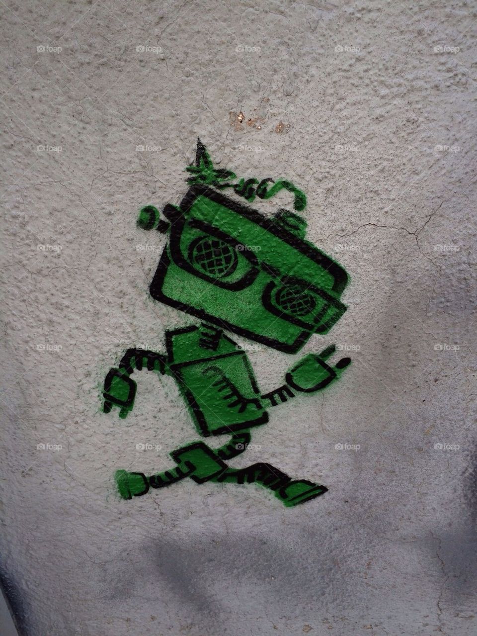 Green robot