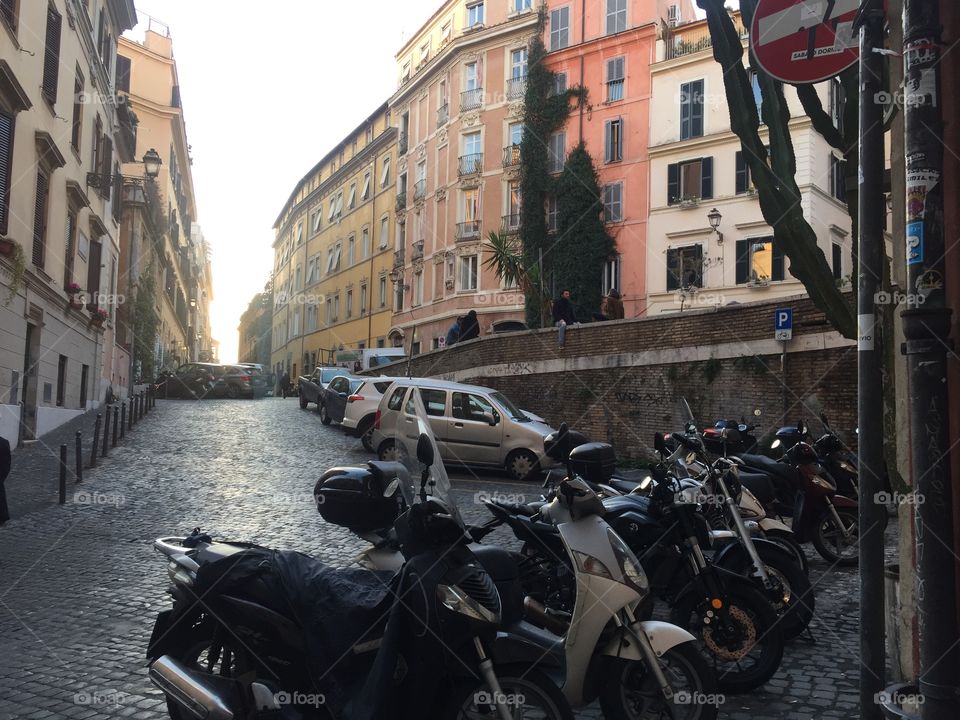 Streets of Rome Italy 