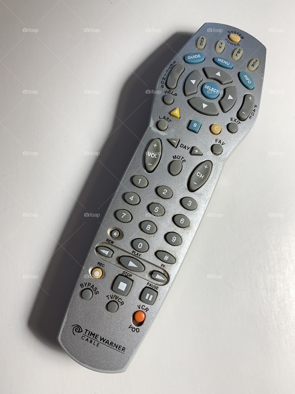 Time Warner cable remote control.