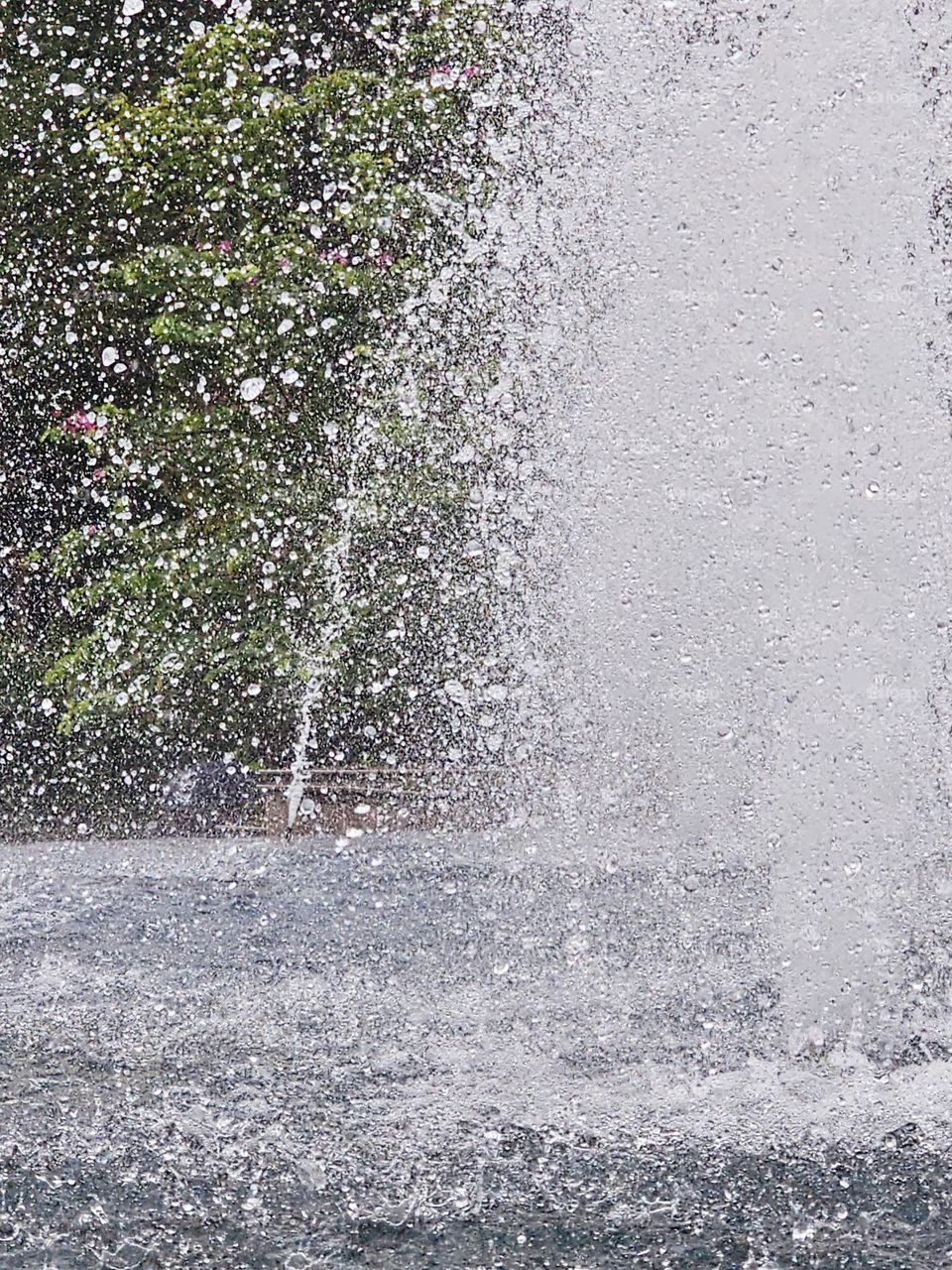 Water Fountain at Tin Shui Wai Park Hong Kong